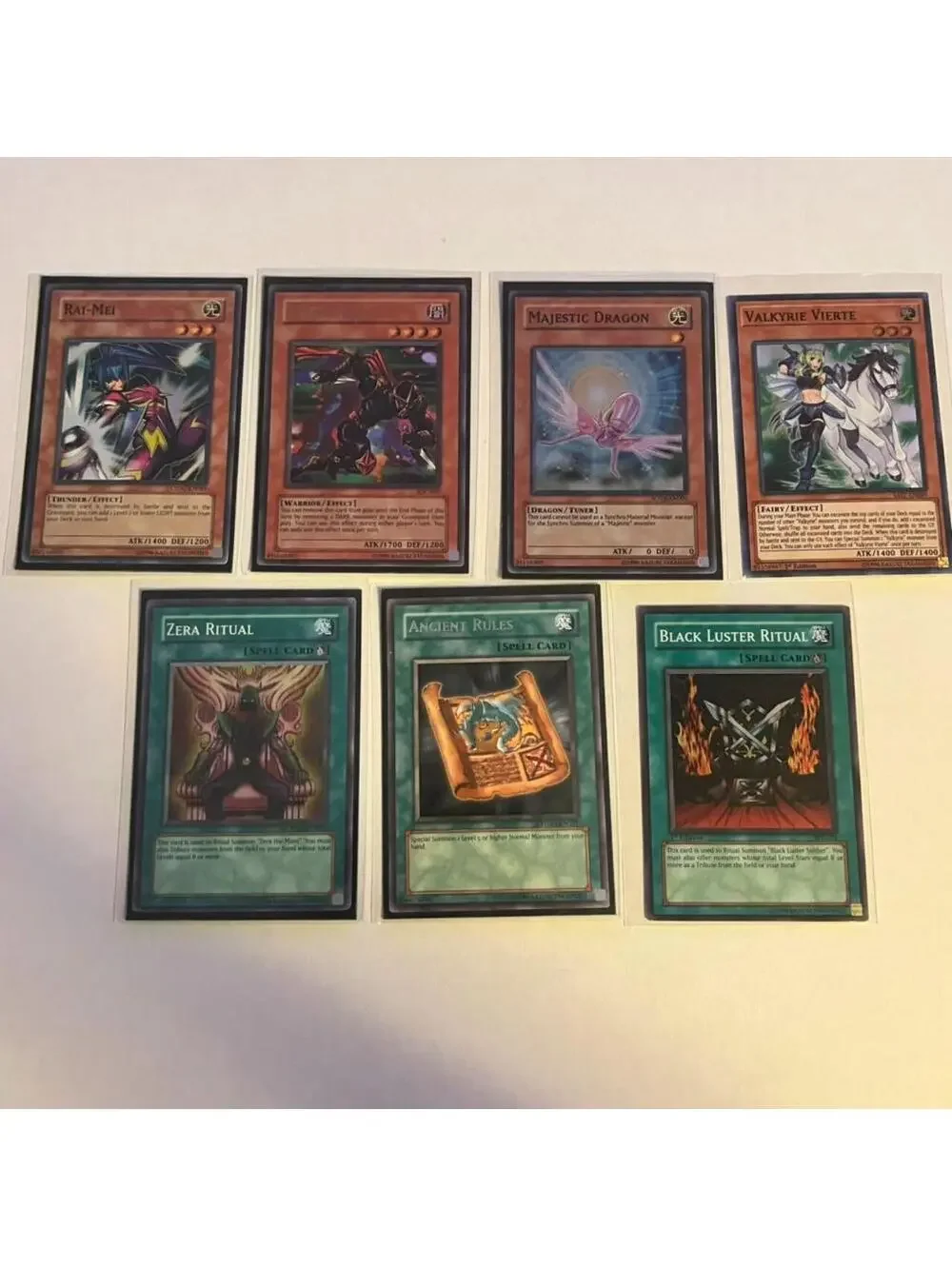 7x Yu-Gi-Oh Lot Super Rare Holo Bundle Black Luster Ritual